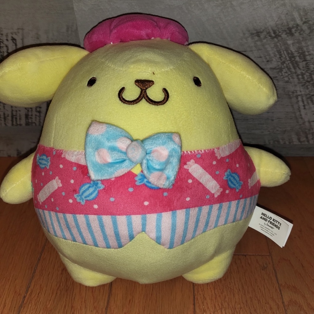 Hello Kitty Pompompurin 8" Plush Stuffed Candy Carnival Squishmallow.